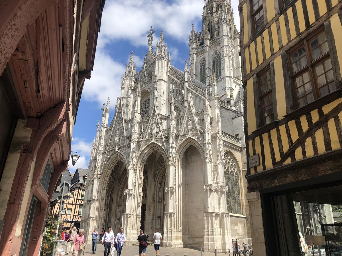 Hôtel De La Cathédrale Rouen Exterior foto