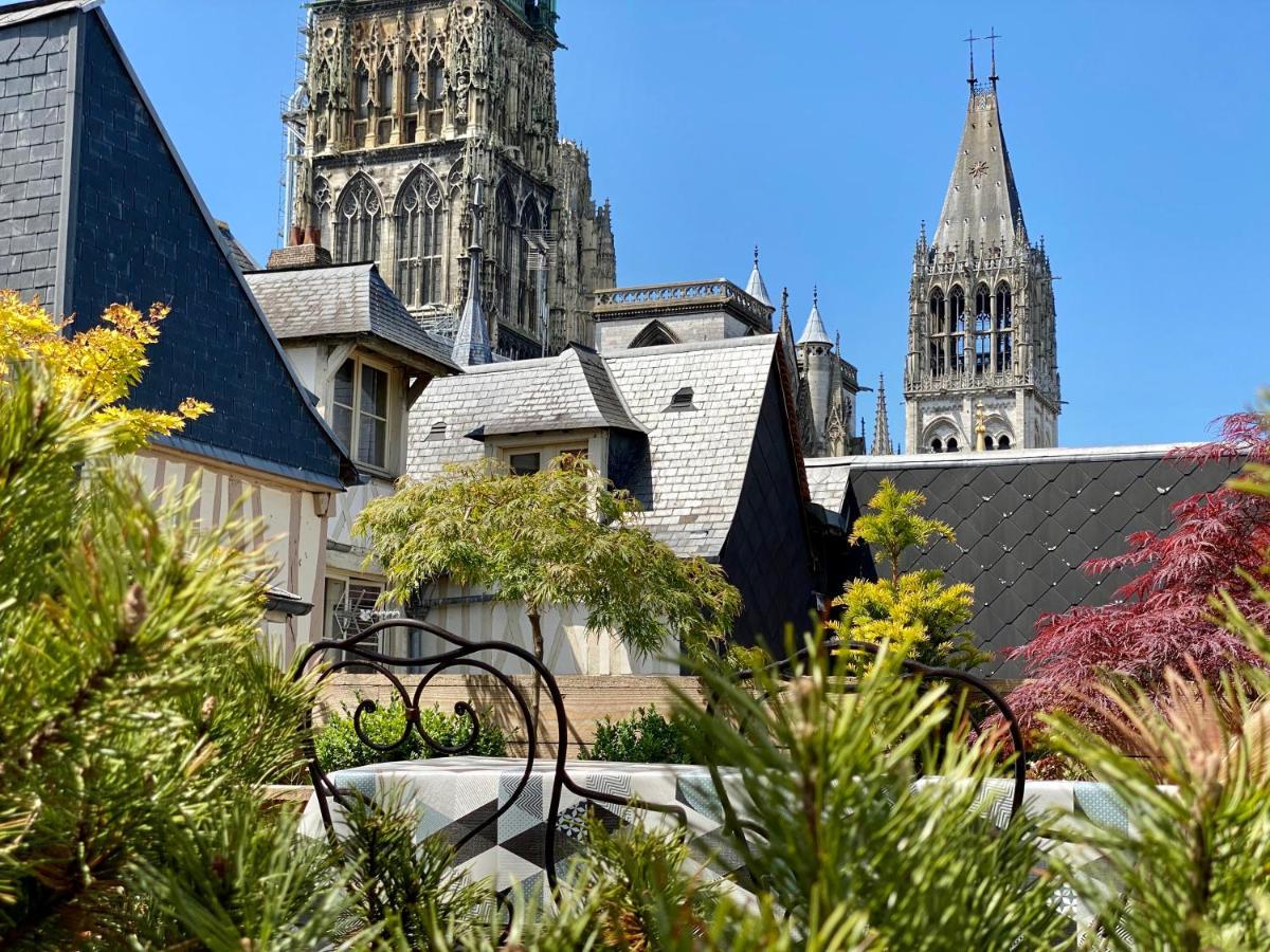 Hôtel De La Cathédrale Rouen Exterior foto